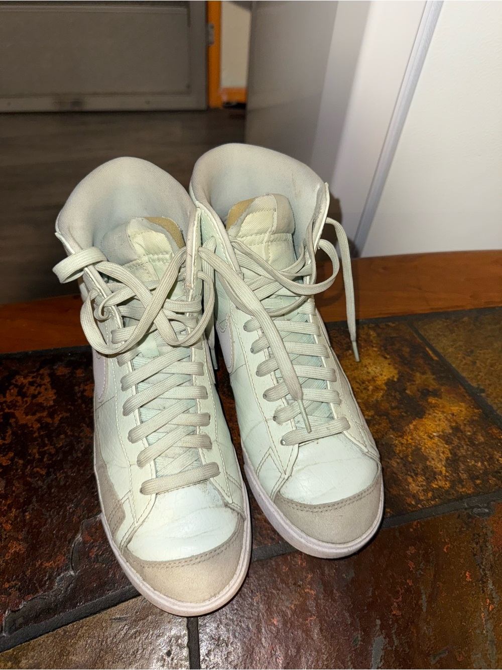 Nike Women's High-Top Sneakers in Light Mint
